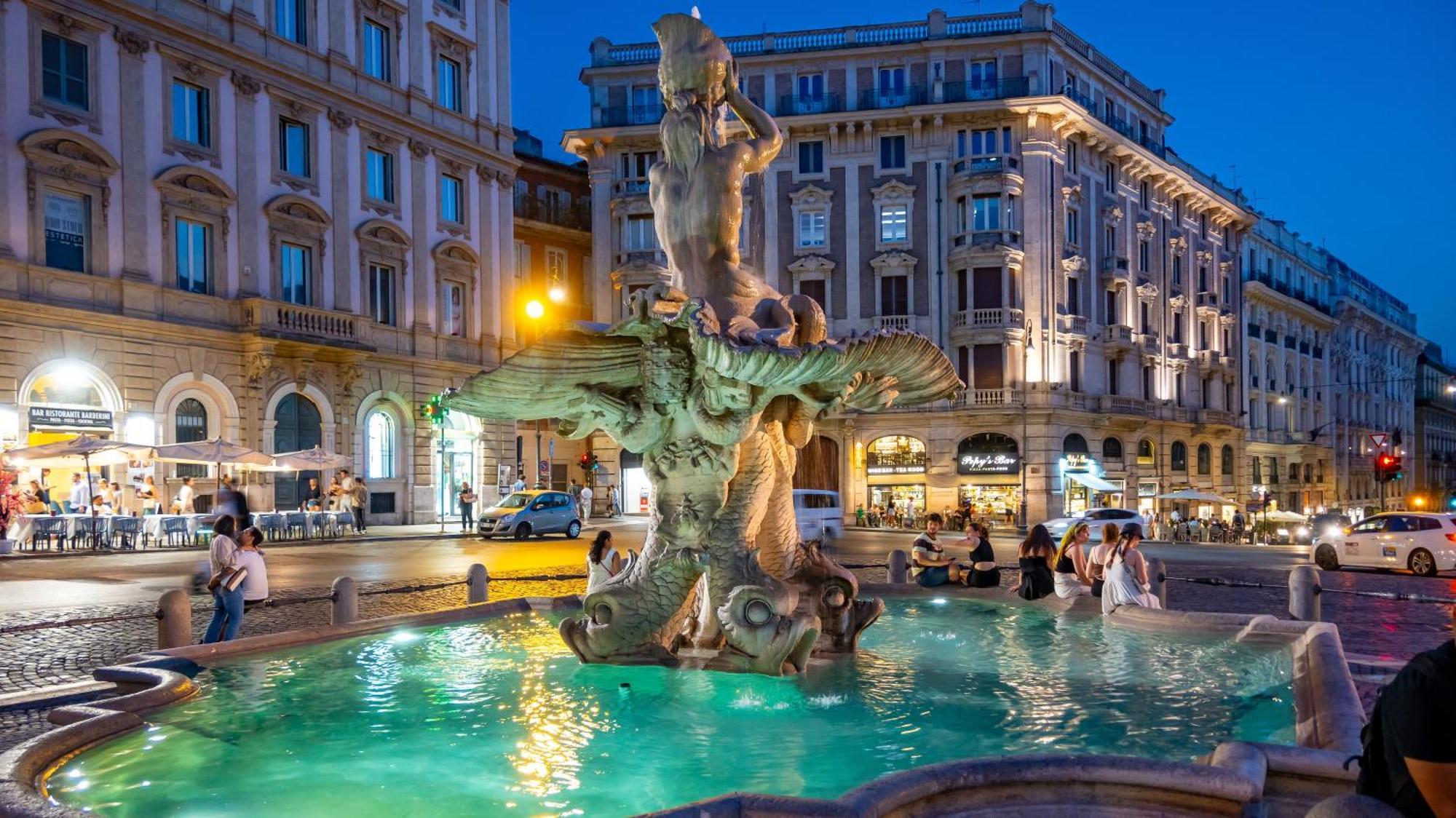 Trevi Fountain Pensión Roma Exterior foto